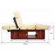 Masa pentru masaj Quirumed 1106-HZ3381B3-A314S (Beige/Brown) 5914988 foto 2