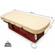 Masa pentru masaj Quirumed 1106-HZ3381B3-A314S (Beige/Brown) 5914988 foto 4
