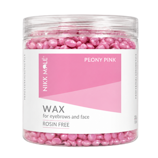 Ceară pentru spr&acirc;ncene și față &icirc;n granule Nikk Mole Peony Pink, 100 g PEONY foto