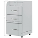 Мобильная тумба Activeshop Kombi 155327, серая 5904399 фото 2