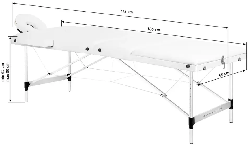 Массажный стол Balance 3 Segment 155274 (White) 155274  фото