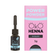 Henna pentru vopsirea sprâncenelor OKO Power Powder #04 Black HENNA04.5 foto 1