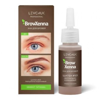 Henna pentru sprâncene BrowXenna® Șaten (101 Cafeniu-Neutru) BX101 foto