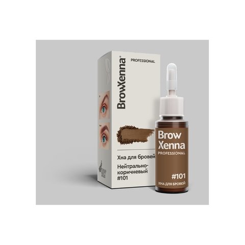 Henna pentru sprâncene BrowXenna® Șaten (101 Cafeniu-Neutru) BX101 foto