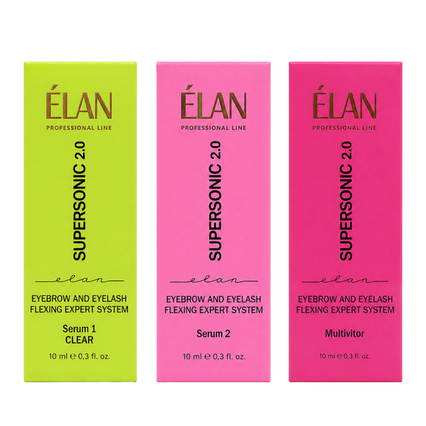 Набор для ламинирования (флексинга) бровей и ресниц SUPERSONIC 2.0 SERUM 1 CLEAR ELAN 36250014 фото