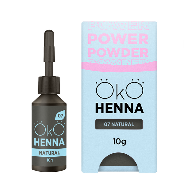 Henna pentru vopsirea sprâncenelor OKO Power Powder #07 Natural HENNA07.10 foto