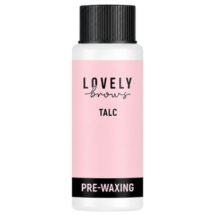 Тальк для депиляции Lovely Brows, 50 мл  Lovely Brows Тальк для депиляции &mdash; профессиональный тальк для подготовки кожи перед удалением волос.  Подсушивает кожу, абсорбирует излишки жира и обеспечивает лучшее сцепление воска с волосками.  Описание:  Профес BROWTALC фото