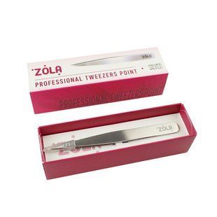 Pensetă profesională pentru spr&acirc;ncene SILVER (dreaptă) &ndash; ZOLA ZO852 foto