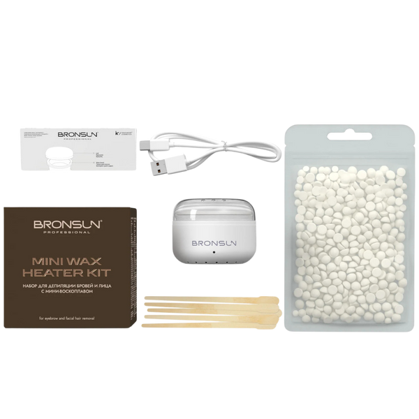 Set pentru epilarea spr&acirc;ncenelor Bronsun cu mini-&icirc;ncălzitor BWAXKIT foto