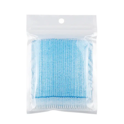 Microbrush, Albastru cu sclipici, mărimea L 100 buc. MICROSPB foto