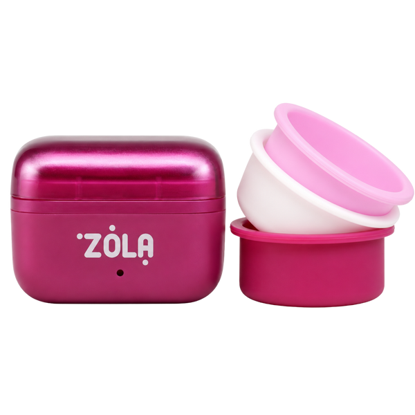 Mini topitor de ceară roz ZOLA Z/MINIWAX foto