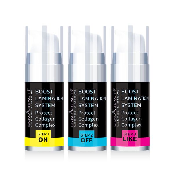 Set pentru laminare Boost Lamination System Ekko Beauty  BLSset foto