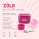 Mini topitor de ceară roz ZOLA Z/MINIWAX foto 6