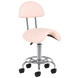 Регулируемый косметологический стул Activeshop 6001 Pink/Chrome, розовый/хром 5904390 фото 1