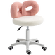 Taburet cosmetic reglabil HomCom 921-878V00WT White/Pink, alb/roz 5880635 foto 1