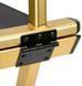 Scaun pliabil Activeshop 123776 Gold/Black, auriu/negr 5779933 foto 4